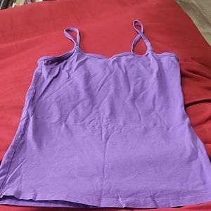 Purple Fitted Camisole Tank Top